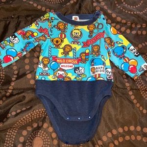 Authentic Bape infant onesie